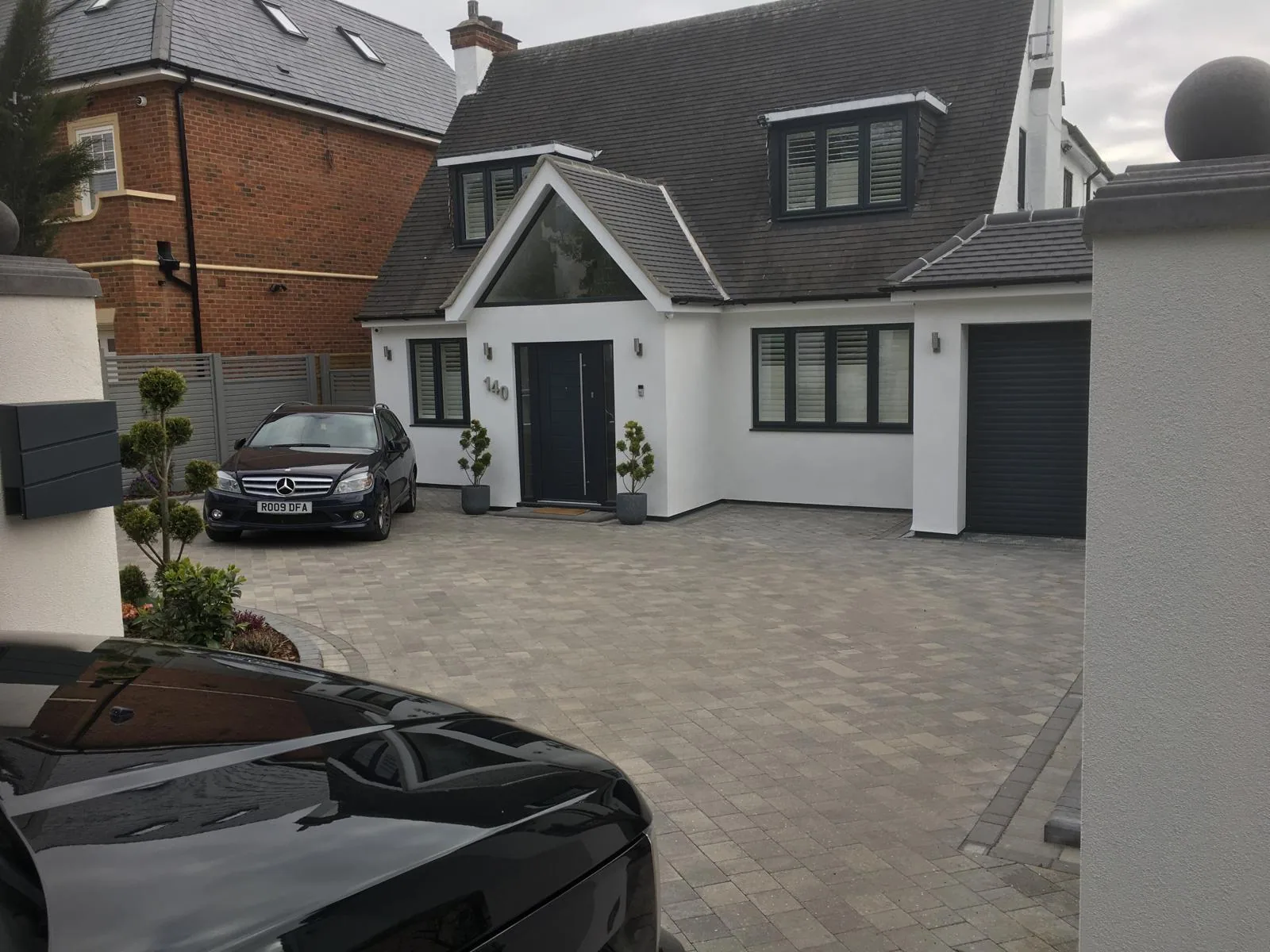External building works and site access during the construction phase.