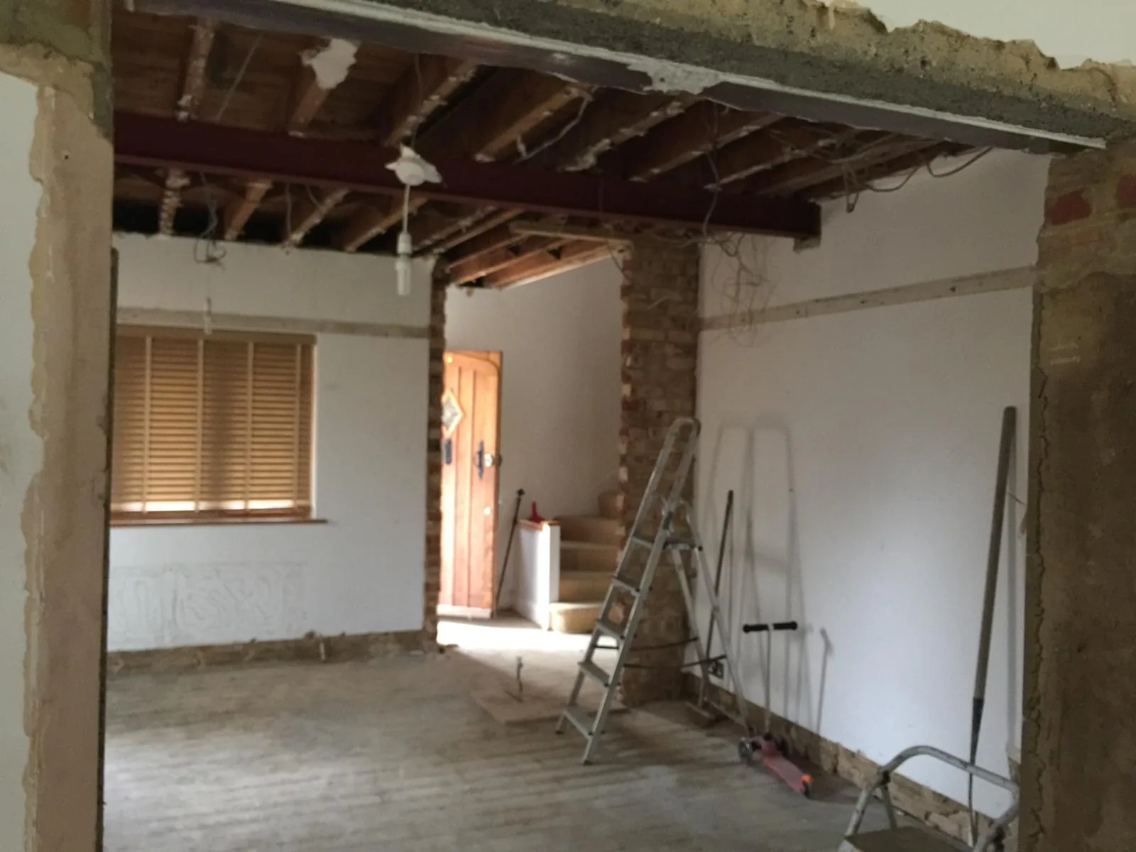 Interior decorating and finishing works nearing completion.