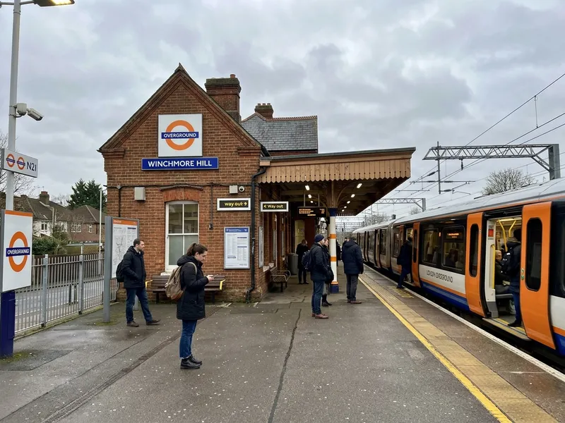Winchmore Hill station London Overground N21
