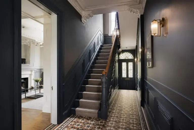 Full house renovation interior with natural light