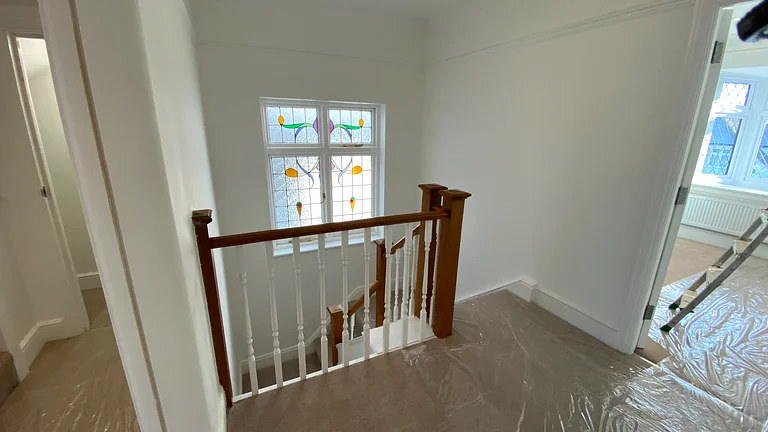 Bespoke handcrafted staircase installation leading to loft conversion
